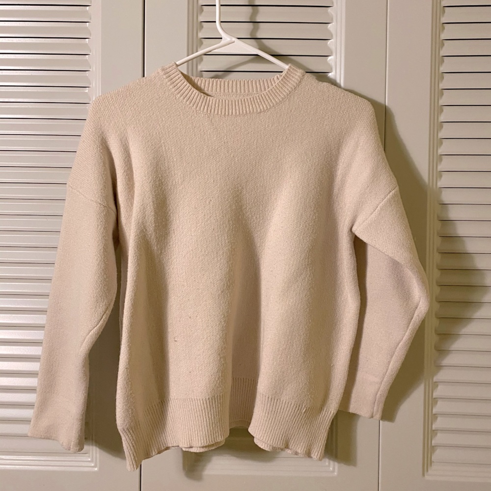 Cream sweater